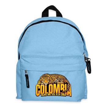 Jaguar Colombia Hijo del Sol y la Luna - Kids' Backpack - light blue - Front