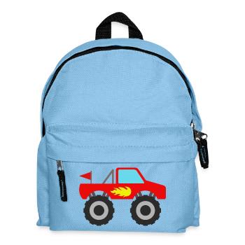 Monstertruck - Kinder Rucksack - Hellblau - Vorne