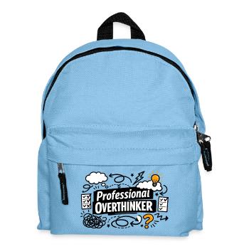 Professional OVERTHINKER - Kinder Rucksack - Hellblau - Vorne