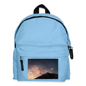 Close-up of the milky way on Agrafa Mountains - Kids' Backpack - light blue - Front