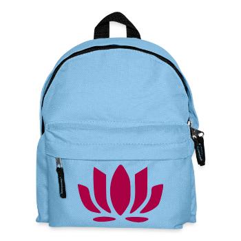 Lotus Flower Lotus Flower Red Water Lily Flower Flowers - Kids' Backpack - light blue - Front