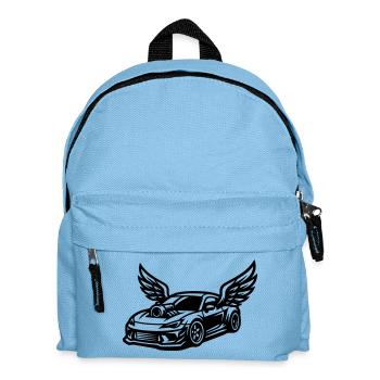 Réglage de voitures Icône de voiture de sport - Sac à dos Enfant - bleu clair - Devant