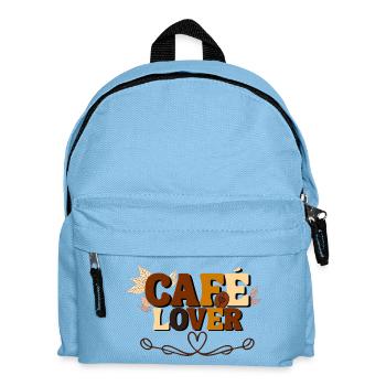 Café Lover - Kids' Backpack - light blue - Front