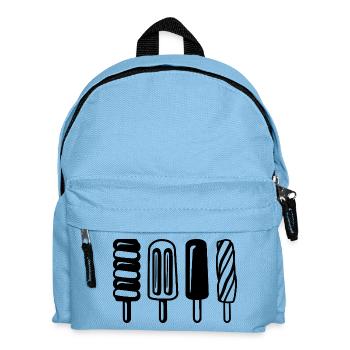 Wassereis Skizze - Kinder Rucksack - Hellblau - Vorne
