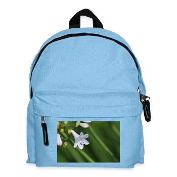 Macro de la fleur de lys blanc - Sac à dos Enfant - bleu clair - Devant