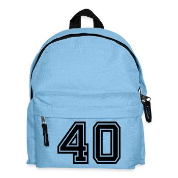 40 - Kids' Backpack - light blue - Front