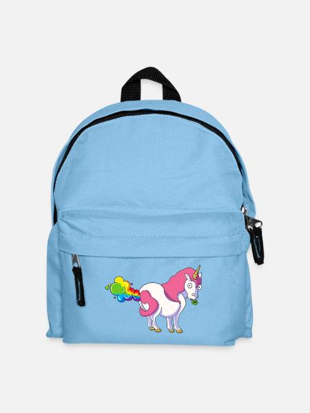 Pupsi Einhorn - Kinder Rucksack - Hellblau