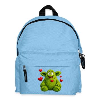 Monstre - Sac à dos Enfant - bleu clair - Devant