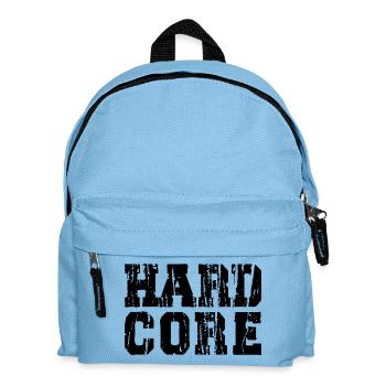 Hardcore Diuseded et Bold Typography logo - Sac à dos Enfant - bleu clair - Devant