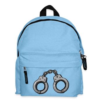 Handcuffs Graphic - Kids' Backpack - light blue - Front