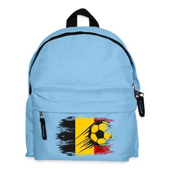 Belgium flag football used - Kids' Backpack - light blue - Front
