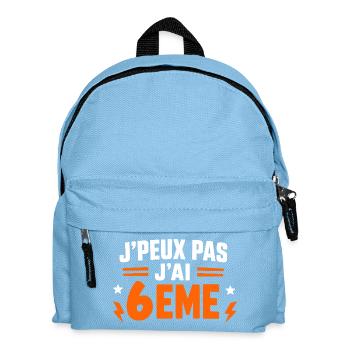 J’peux pas j’ai 6ème - Sac à dos Enfant - bleu clair - Devant