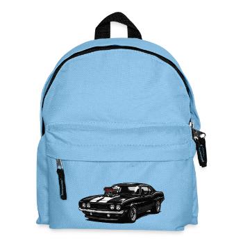 Black Musclecar Front Spoiler - Kids' Backpack - light blue - Front