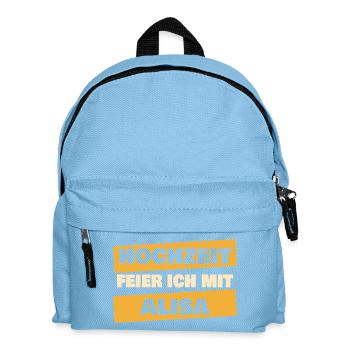 Heiraten Alisa - Kinder Rucksack - Hellblau - Vorne