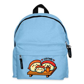 Sushi Family - Kids' Backpack - light blue - Front