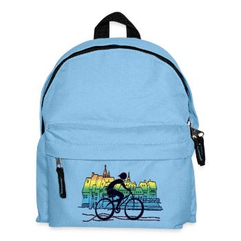 Cyclist - Kids' Backpack - light blue - Front