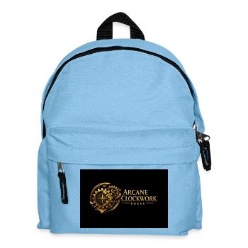 logga_arcclockwork - Kids' Backpack - light blue - Front