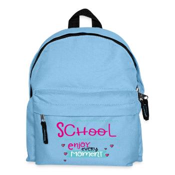 Schule - Kinder Rucksack - Hellblau - Vorne