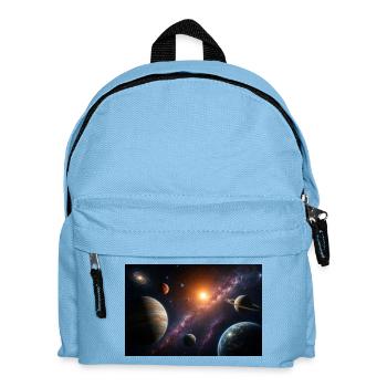 Universe - Kids' Backpack - light blue - Front