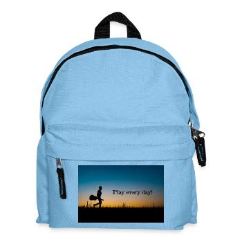 Play every day Evening light - Kids' Backpack - light blue - Front