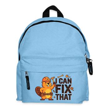 Artisan Beaver - Kids' Backpack - light blue - Front
