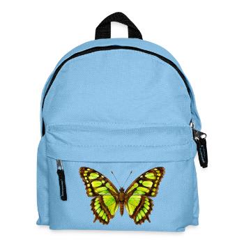 Malachite Butterfly Siproeta stelenes Watercolor - Kids' Backpack - light blue - Front