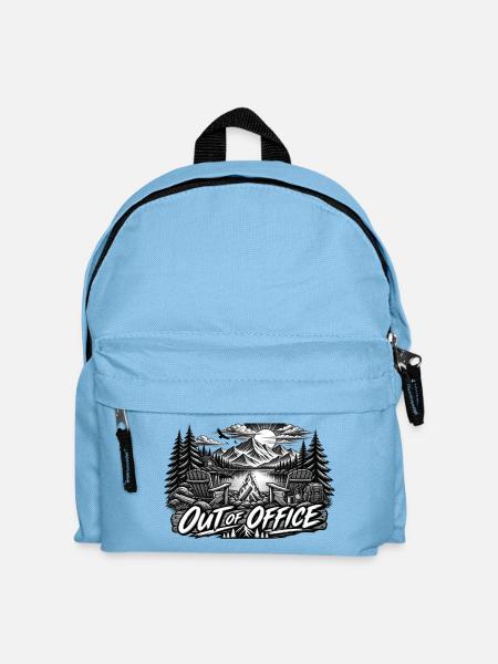 Abwesende Lagerfeuertreppe - Kinder Rucksack - Hellblau