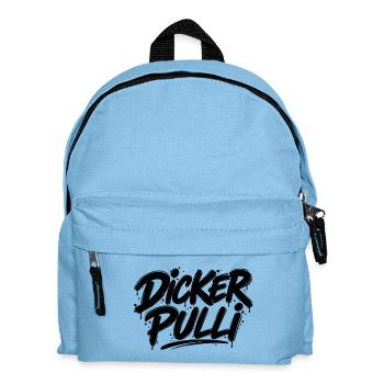 Dicker Pulli - Kinder Rucksack - Hellblau - Vorne