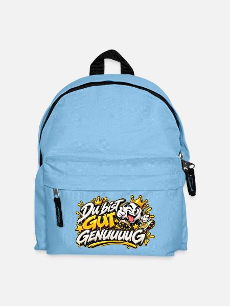 Du bist Gut Genug - Kinder Rucksack - Hellblau