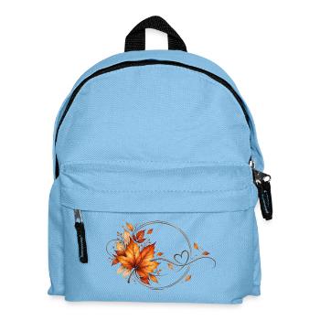Herbst - Kinder Rucksack - Hellblau - Vorne