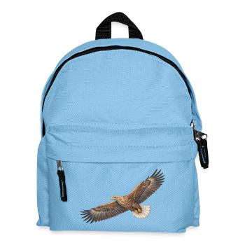 Weißwedeladler im majestätischen Flug - Kinder Rucksack - Hellblau - Vorne