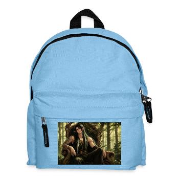 Waldfürst des Schattenwaldes - Kinder Rucksack - Hellblau - Vorne