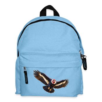 Condor im Flug - Kinder Rucksack - Hellblau - Vorne