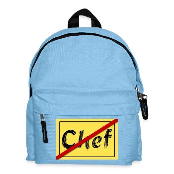 Ex-Chef - Kinder Rucksack - Hellblau - Vorne