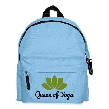 yoga - Kinder Rucksack - Hellblau - Vorne