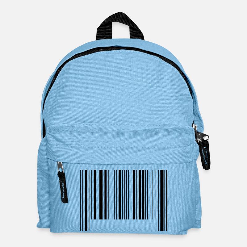 barcode - Kinder Rucksack - Hellblau