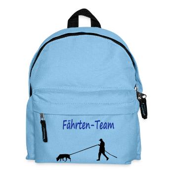 Faehrtenhund_cb - Kinder Rucksack - Hellblau - Vorne