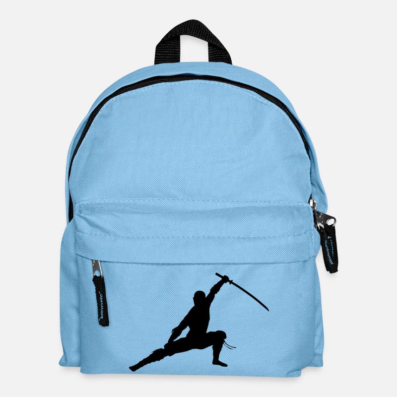 Ninja - Kinder Rucksack - Hellblau