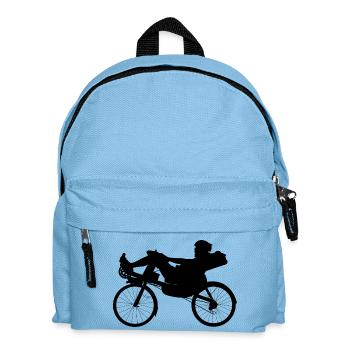 Vélo couché couché vélo vélo deux-roues - Sac à dos Enfant - bleu clair - Devant