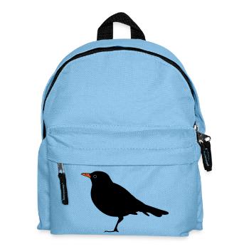 Bird - Kids' Backpack - light blue - Front