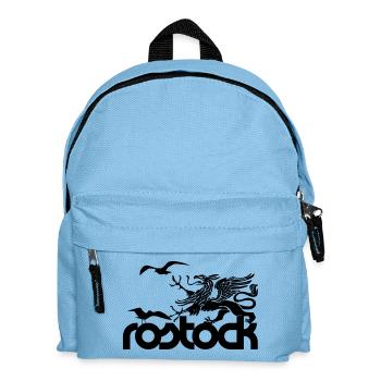 Rostock - Griffin and Seagulls - Kids' Backpack - light blue - Front