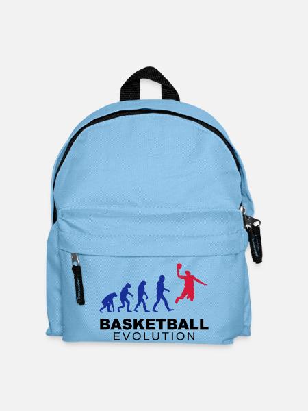 Basketball evolution - Sac à dos Enfant - bleu clair