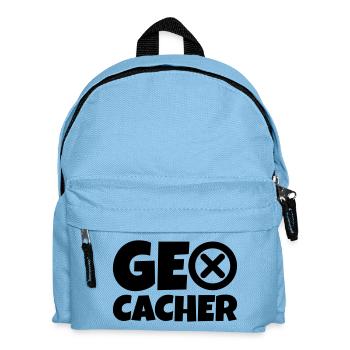 geocacher gps natur - Kinder Rucksack - Hellblau - Vorne