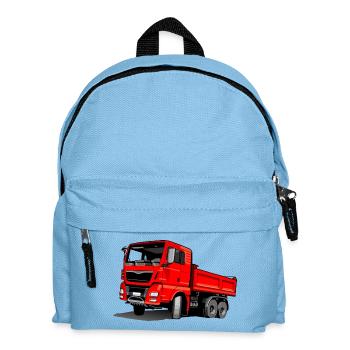 Truck red - Kids' Backpack - light blue - Front