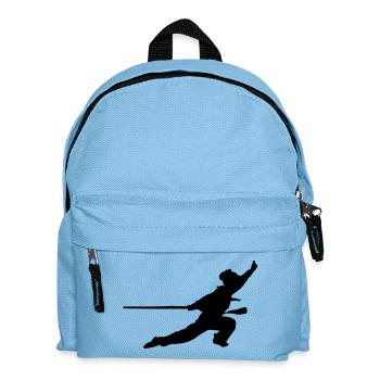 Taichi Qiong Kung Fu - Kinder Rucksack - Hellblau - Vorne