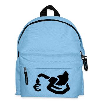 gas pump - Kids' Backpack - light blue - Front