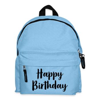 Joyeux anniversaire - Sac à dos Enfant - bleu clair - Devant