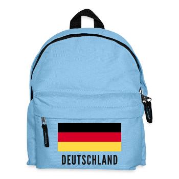 Deutschland  - Kinder Rucksack - Hellblau - Vorne