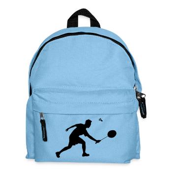 Badminton Schatten - Kinder Rucksack - Hellblau - Vorne