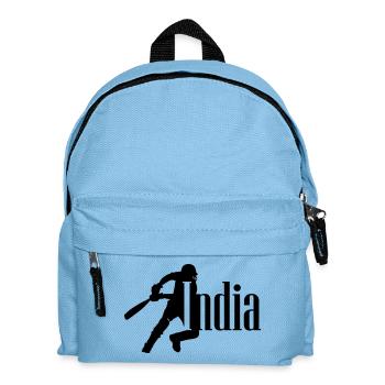 India Cricket - Kids' Backpack - light blue - Front
